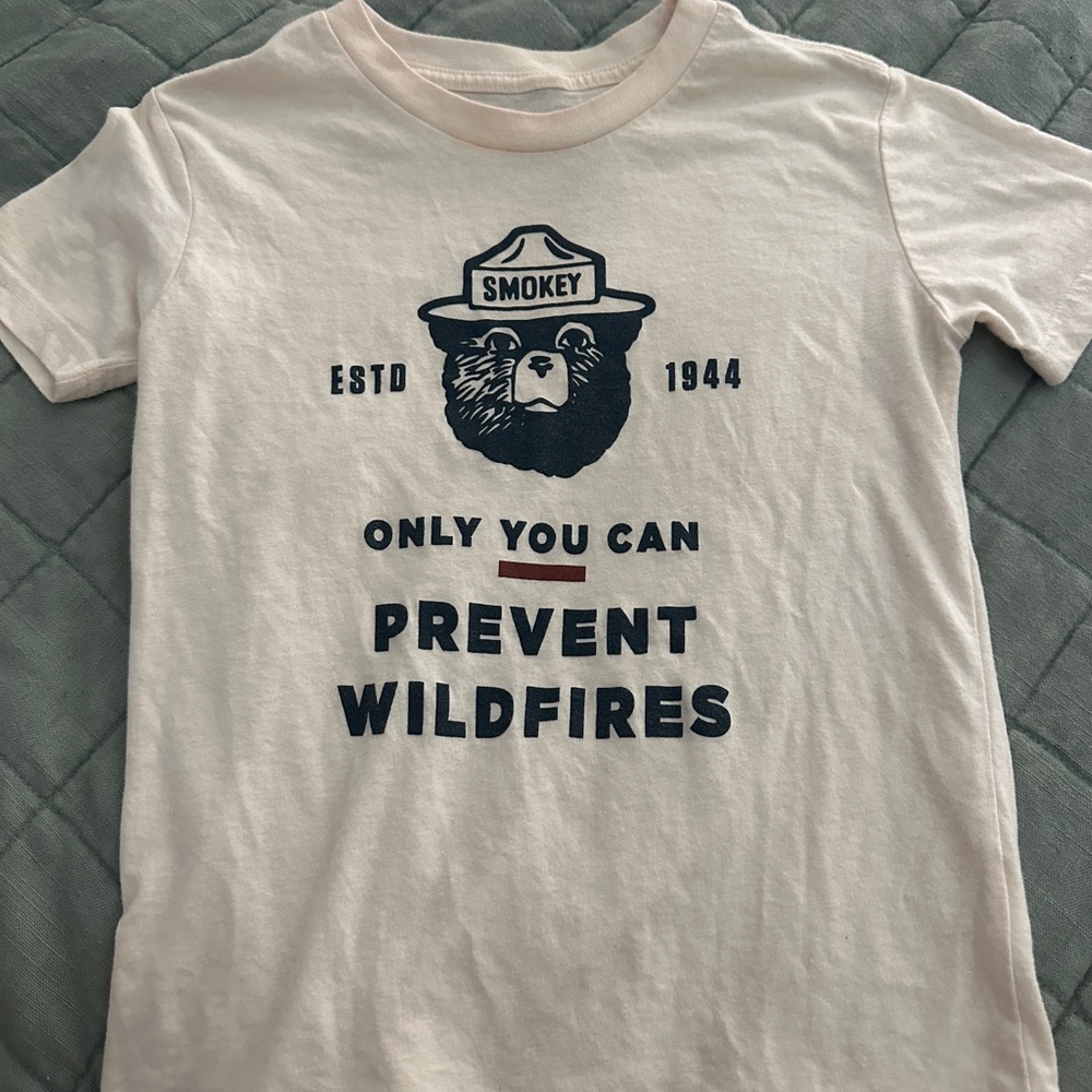 Smoky the bear tee shirt